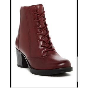 Dansko Ames antiqued red leather calf boots 37